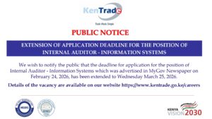 Public Notice _Extension of Application Deadline for Job Advert